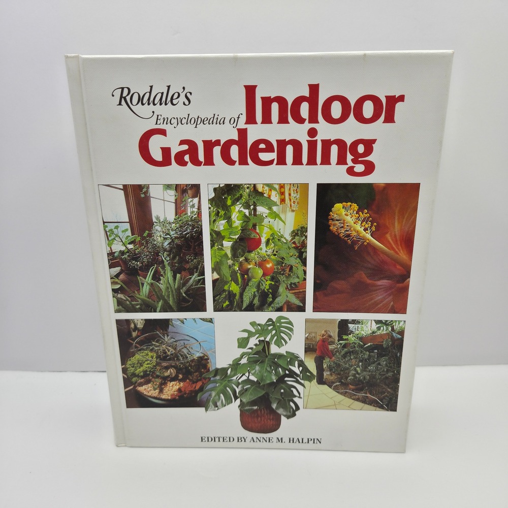 Rodale's Encyclopedia of Indoor Gardening Book Hardcover Vintage 1980